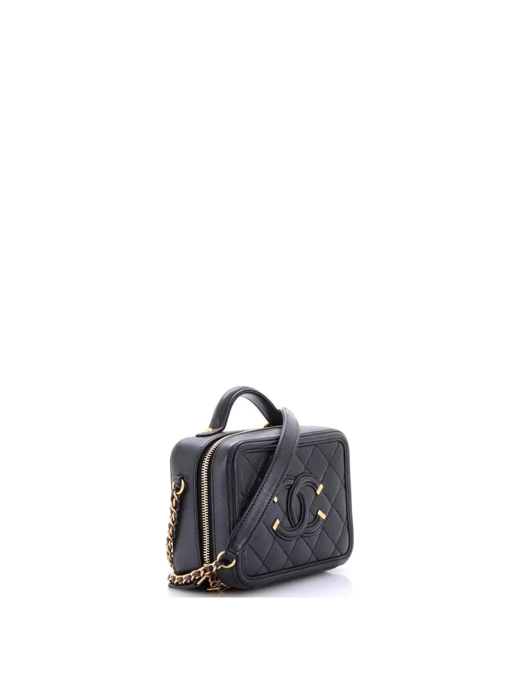 Chanel Filigree Vanity Case Quilted #270732C41B